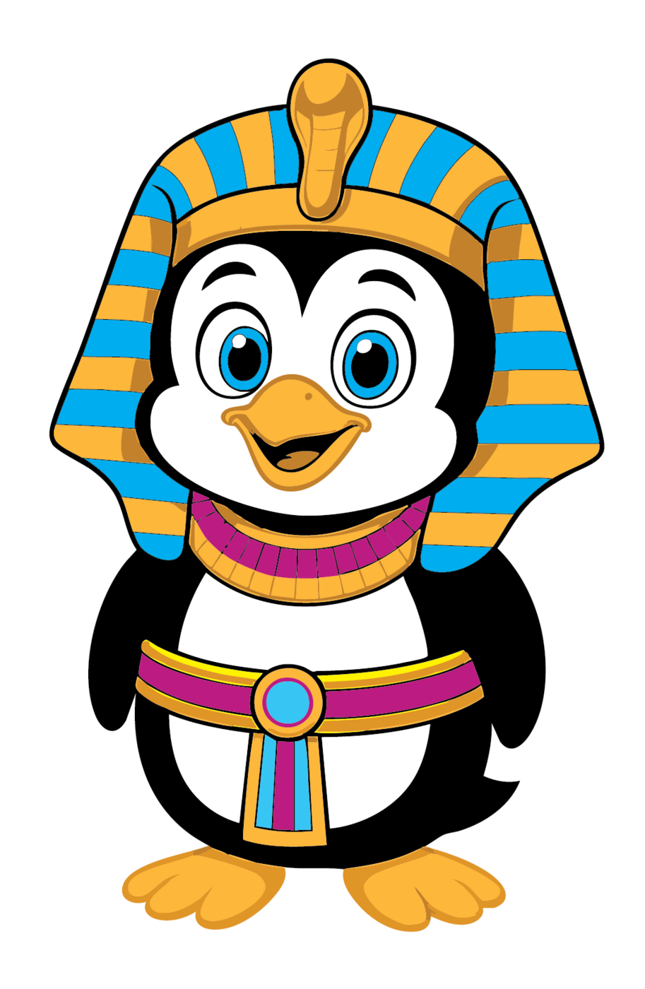 Peno dressed as a pharaoh